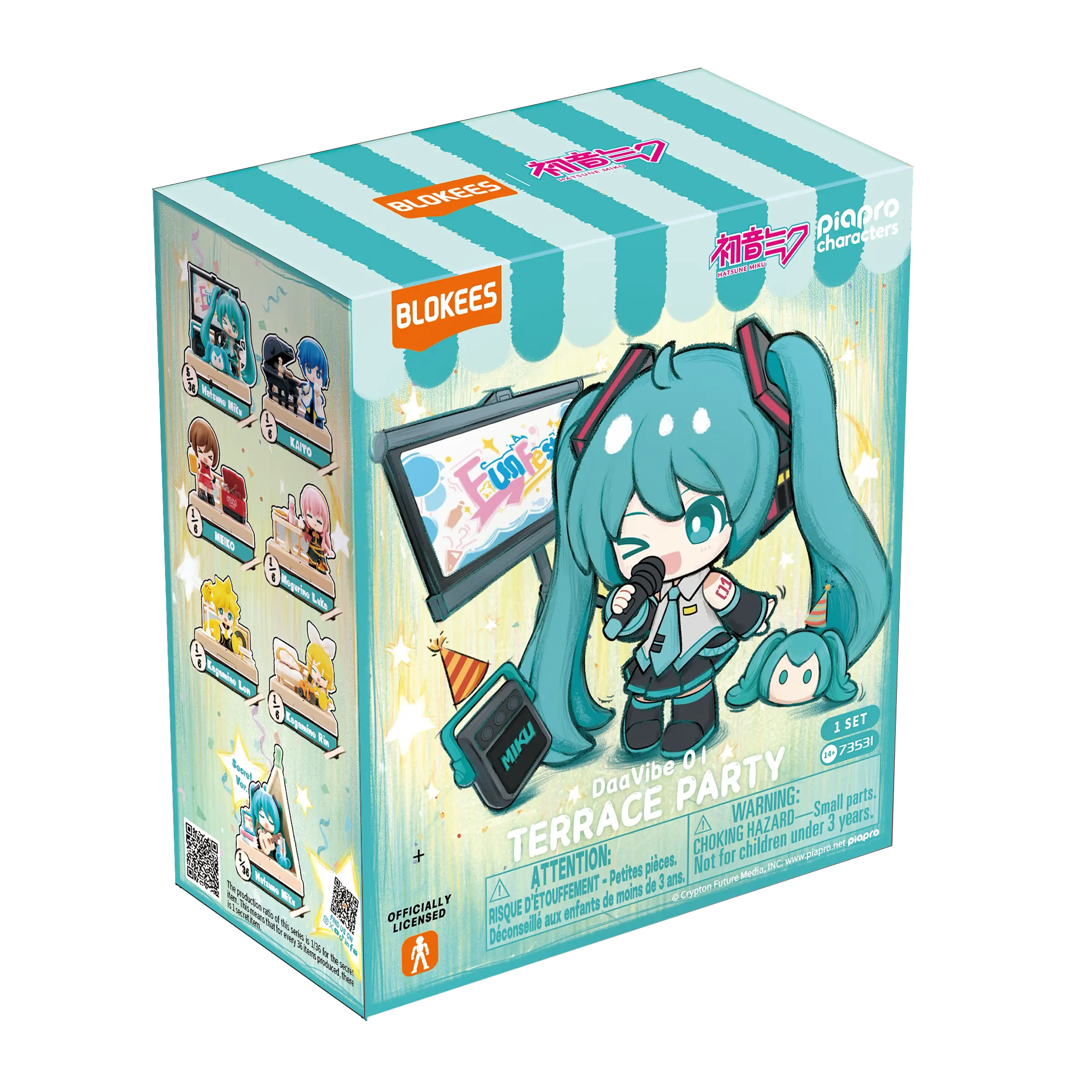 Blokees Hatsune Miku DaaVibe 01 Terrace Party - Image 16