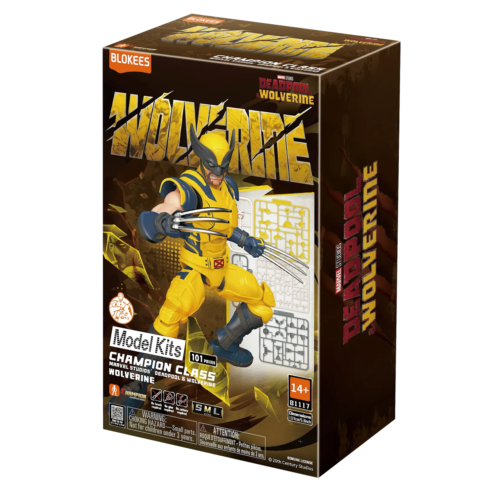 Marvel Deadpool & Wolverine Champion Class Wolverine Model Kits | Blokees - Image 7