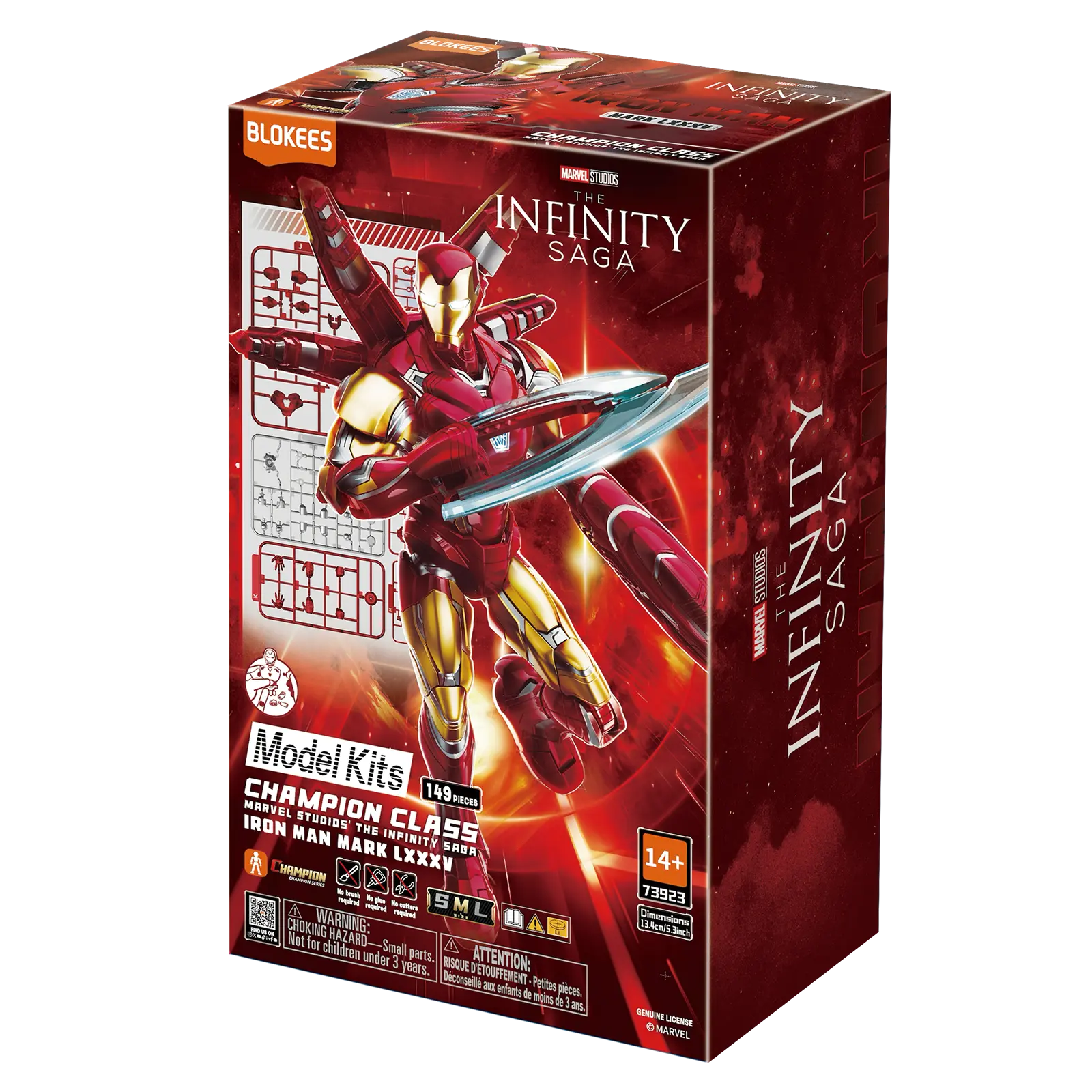 Marvel Infinity Saga Champion Class Iron Man MK85 Model Kits | Blokees - Image 4