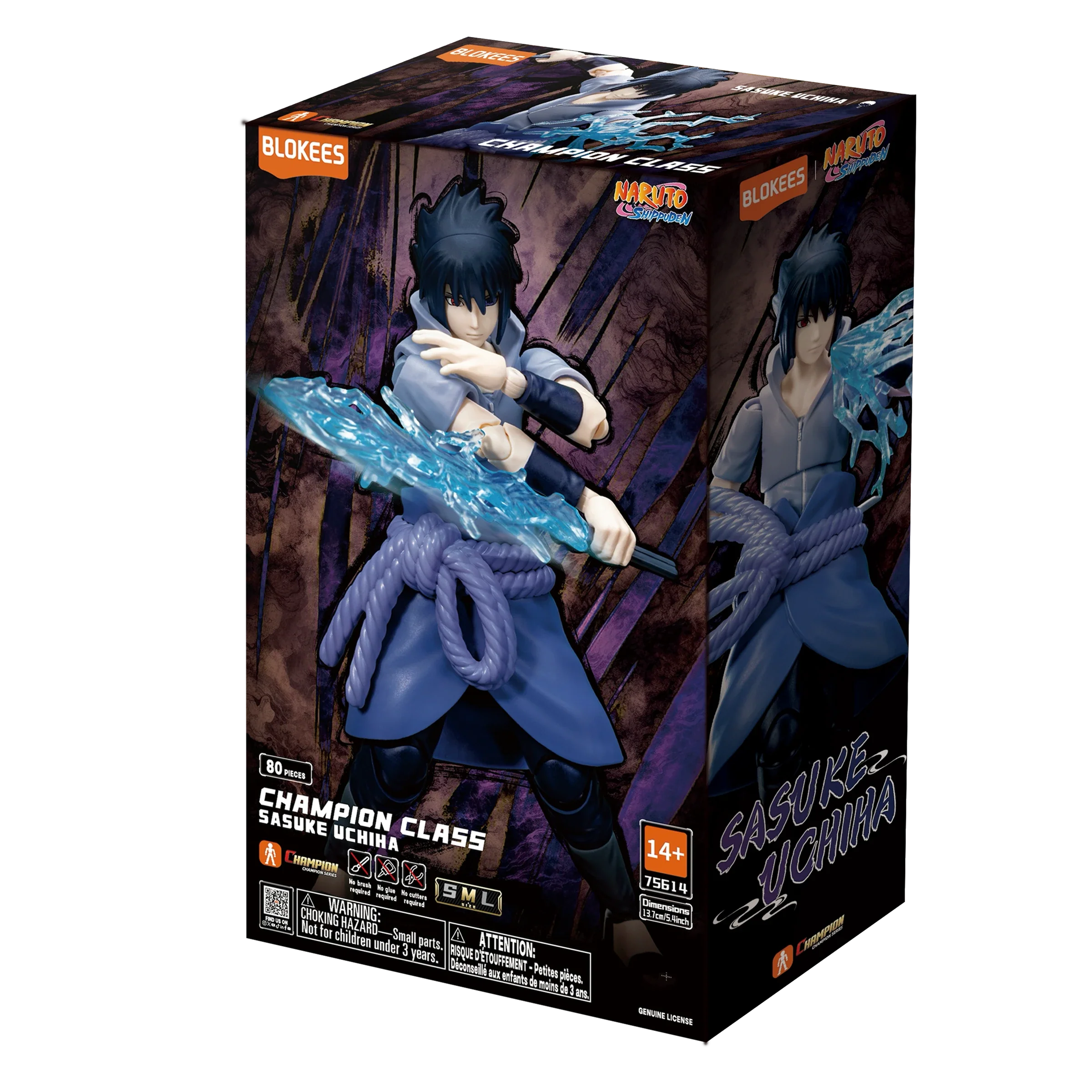 Naruto Champion Class 04 Sasuke Uchiha | Blokees - Image 4