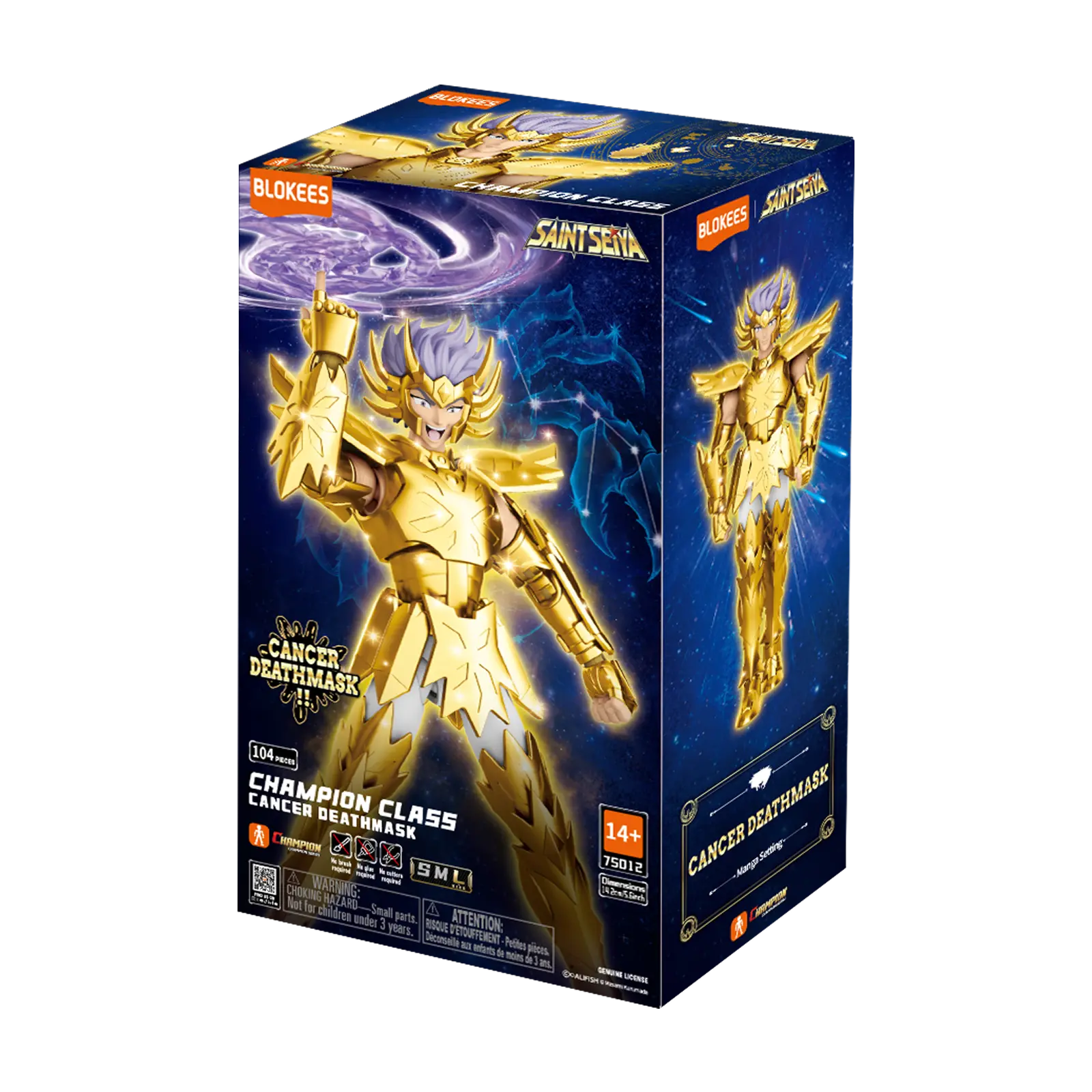 Saint Seiya Champion Class 11 Cancer Deathmask | Blokees - Image 6